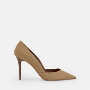 Adolfo Dominguez Tobacco Heeled Shoes Made In Spain women's size EUR 39 tan